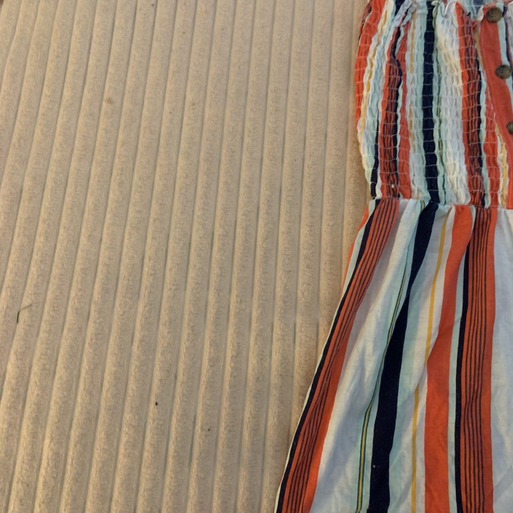 Striped Kids Romper Dress